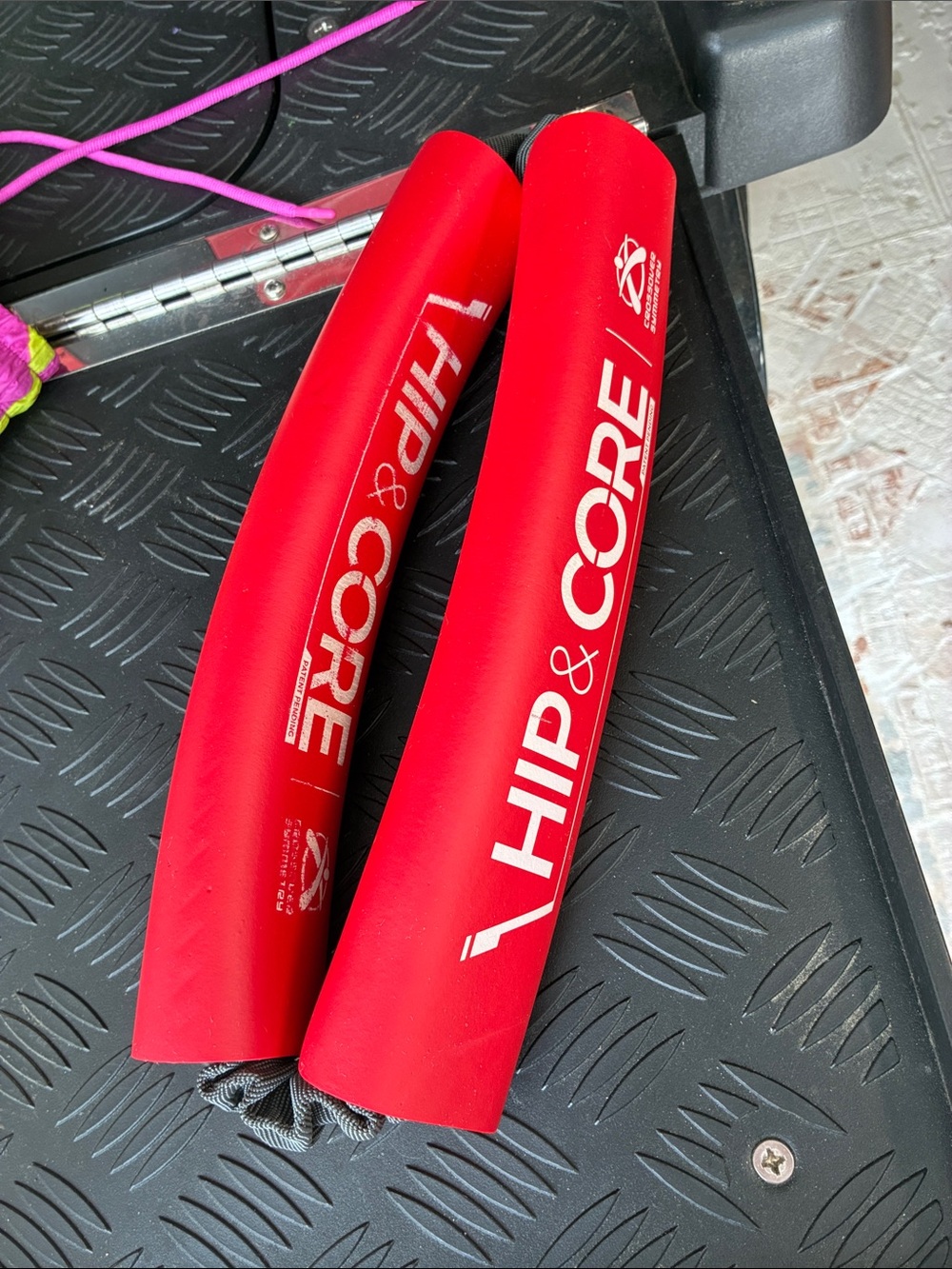 Red Fitness Hip Circle Grips